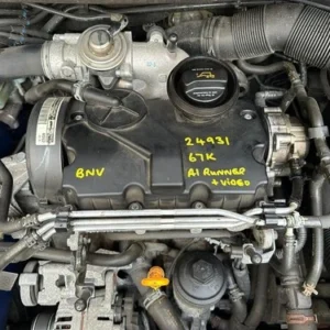 SKODA FABIA VW POLO 2007-2010 Motor 1.4 Diesel 107k KM+ Video BNV